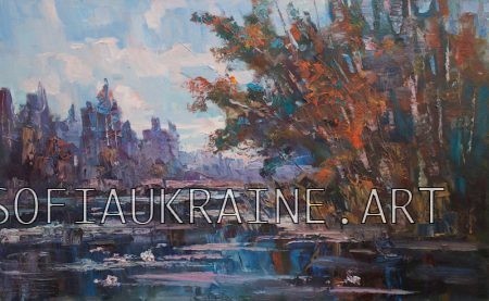 12_Derkach Mykola_Autumn Chord_2017_25.2х39.4″_canvas, oil