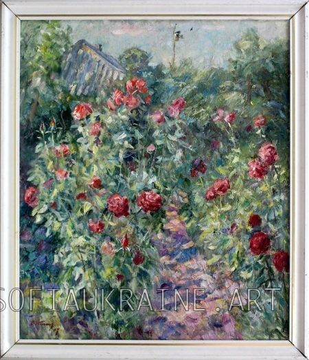 24_Kikinyov Vasyl_In my garden_2007_33.6х28.5″_canvas, oil