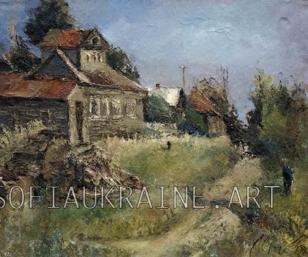 5_Kononenko Mykola_Kyrylo - Belozersk. Abbot_s house monastery_1987_15.7х19.7″_canvas, oil