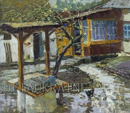 9_Shapovalov Serhiy_Spring rain_2008_27.6х31.5″_canvas, oil