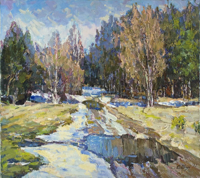 10_Shapovalov Serhiy_The last snow_2012_27.6х31.5″_canvas, oil