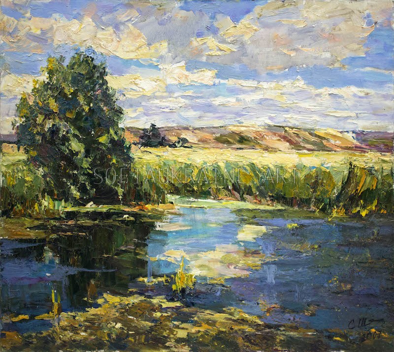 13_Shapovalov Serhiy_On the pond_2007_27.6х31.5″_canvas, oil