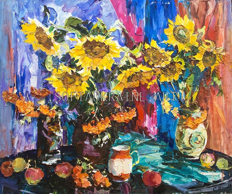 163-Shapovalov-Serhiy-Sunflowers-2014-31.5х37.4″-canvas,-oil