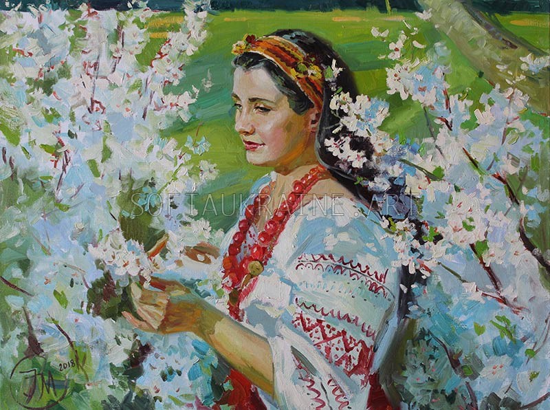 1_Maria-Polyakova_Blossoming-love_2018_27.6х31.5″_canvas,-oil